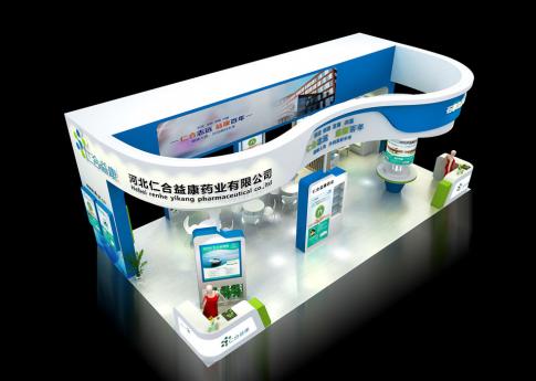 2022江西一本機械設備有限公司參加陶瓷工業展展臺設計搭建方案